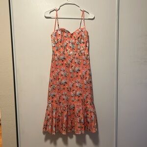 J. Crew Cotton floral dress with straps